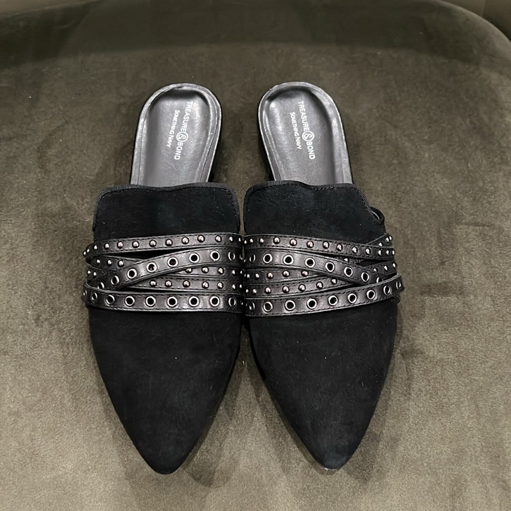 Treasure & Bond x Something Navy Kaine Strappy Mules - Picture 2 of 9